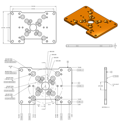 Motor Mounting Plate